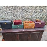 A collection of jewellery boxes.