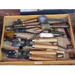 A collection of gunsmith's tools and related.