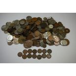 Coins: a quantity of UK and world coins