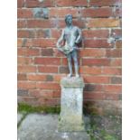 A rare tradesman’s sample lead figure of Apollo