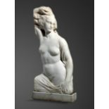 ▲Richard Garbe RA: A carved white marble torso of a woman
