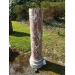 A Brèche marble column