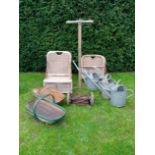 A collection of garden tools