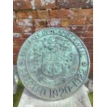 A bronze Borough of Camberwell plaque