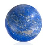 A lapis lazuli sphere