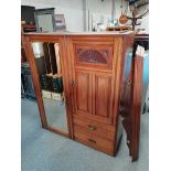 Victorian mahogany Gentleman's wardrobe