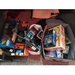 Selections of Star wars and box of mixed memorabilia Inc. Wallace & Gromit & Harry Potter figure