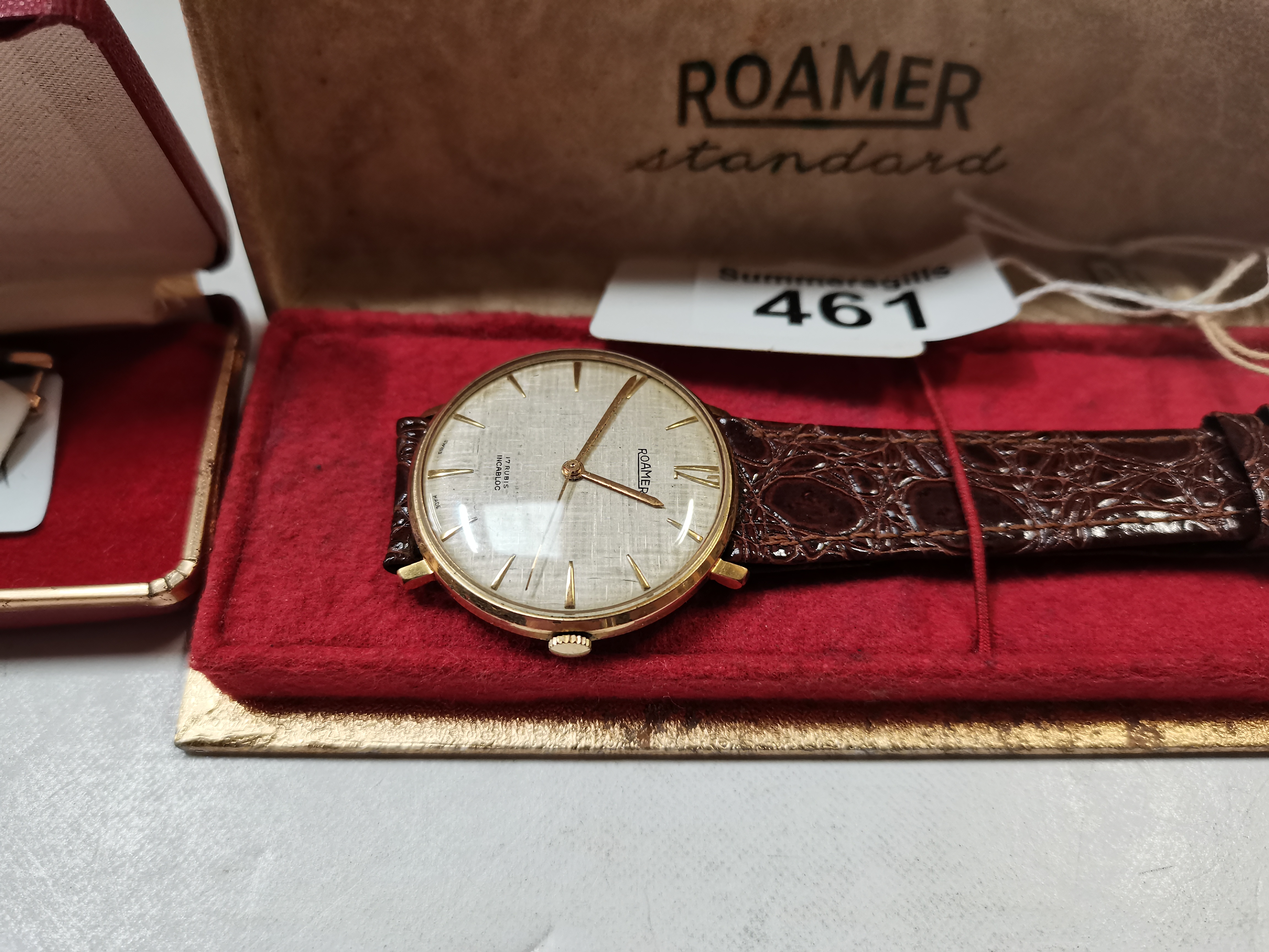 2 x Roamer Gents gold plated watches plus ladies watch - Image 2 of 3