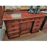 Victorian mahogany desk/ sideboard