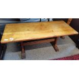 Acorn man Yorkshire Oak coffee table ( Mouseman interest )