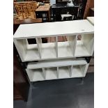 White modern display cabinet