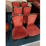 Set of 6 dining chairs