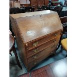 Light oak bureau