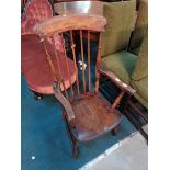 Spindle ? Backed wooden chair