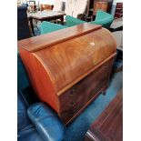 Cylinder mahogany Bureau