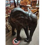 Fabulous quality Leather Life size Baby Elephant (tail fragile)