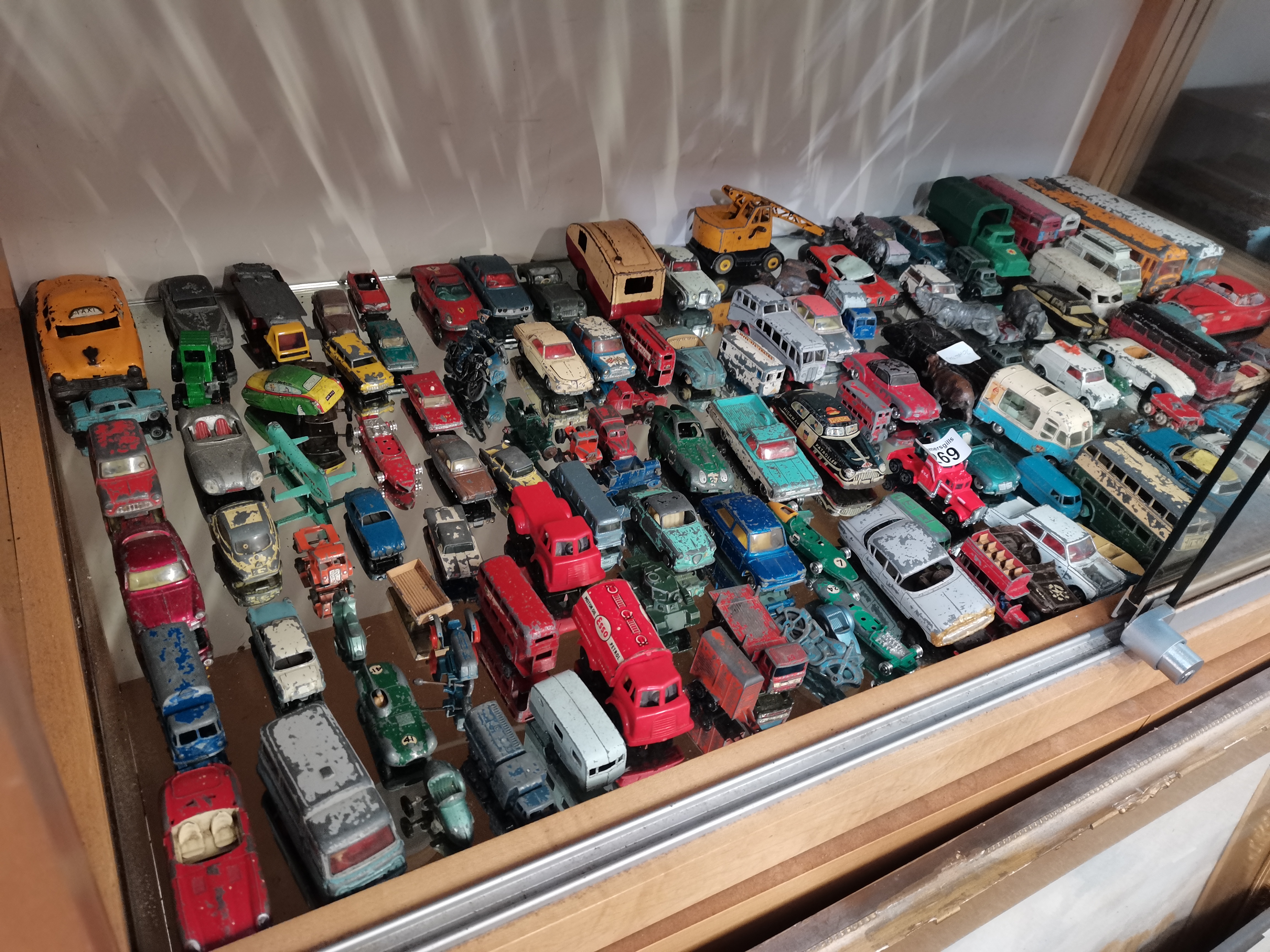 Large selection of toy cars etc inc Dinky and Corgi