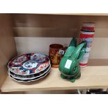 6 Items to include a Budweiser Telephone in a Tin, a Bourne Denby Rabbit, A Golfing Jug and 3