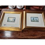 2x Digby Page framed water colours