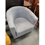 Light blue/gray armchair