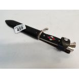 German youth dagger in sheath with enamelled badge and marked RZM M7 M3