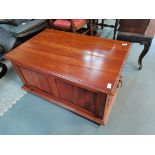 Mahogany chest/ coffee table