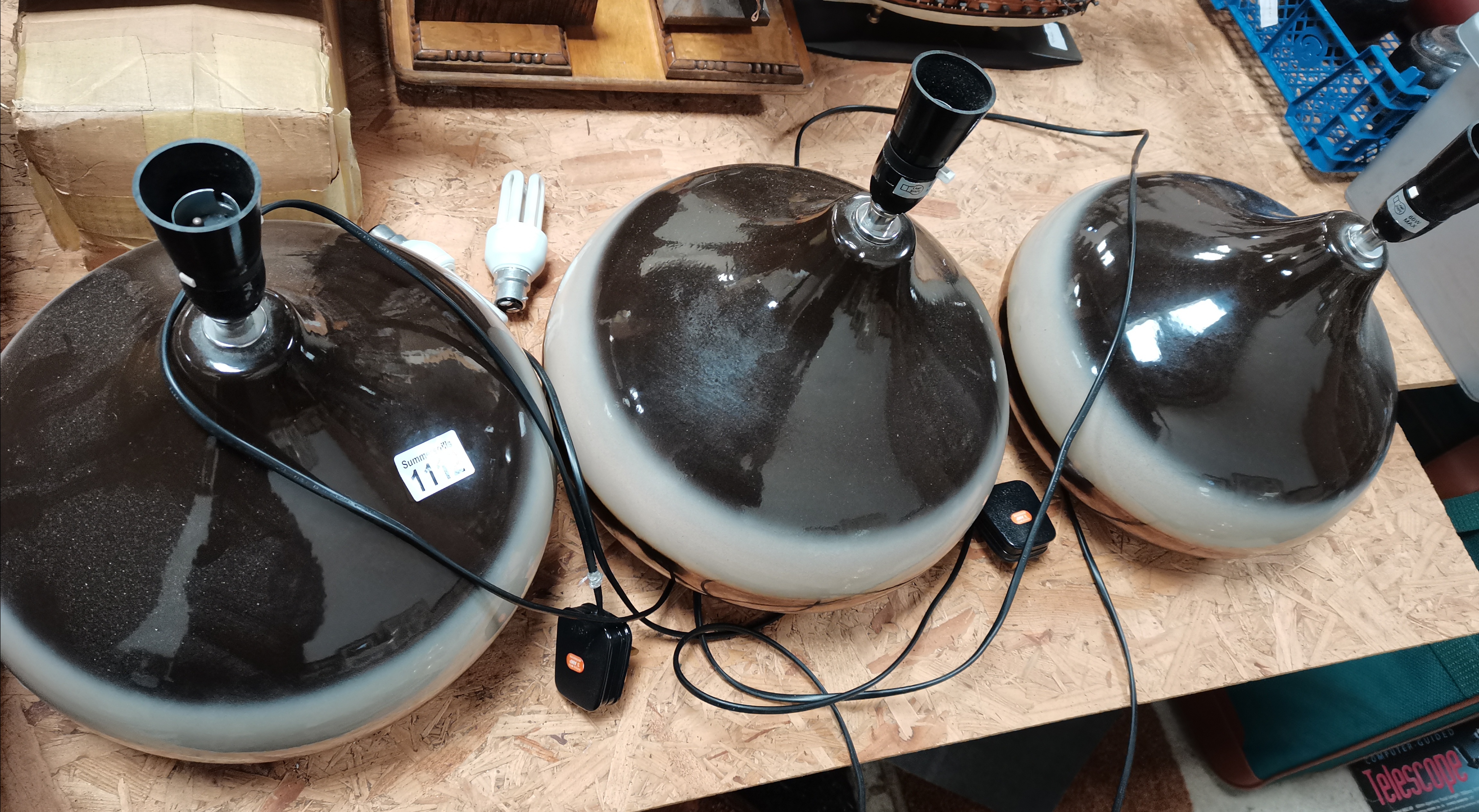 4 x table lamps