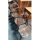 x4 ERCOL dining chairs