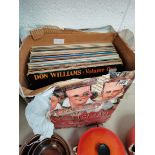 Box of LP's - Shirley Bassey, Neil Diamond, Elvis Presley, Tom Jones etc