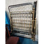 Brass double bed frame