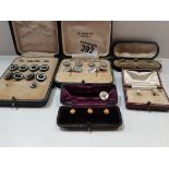 Collection of vintage cuff links