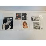 Collection of Autographs: Fred Bason, Stan Richards, Gerry Biron, Helen Worth, Wendy Richards,