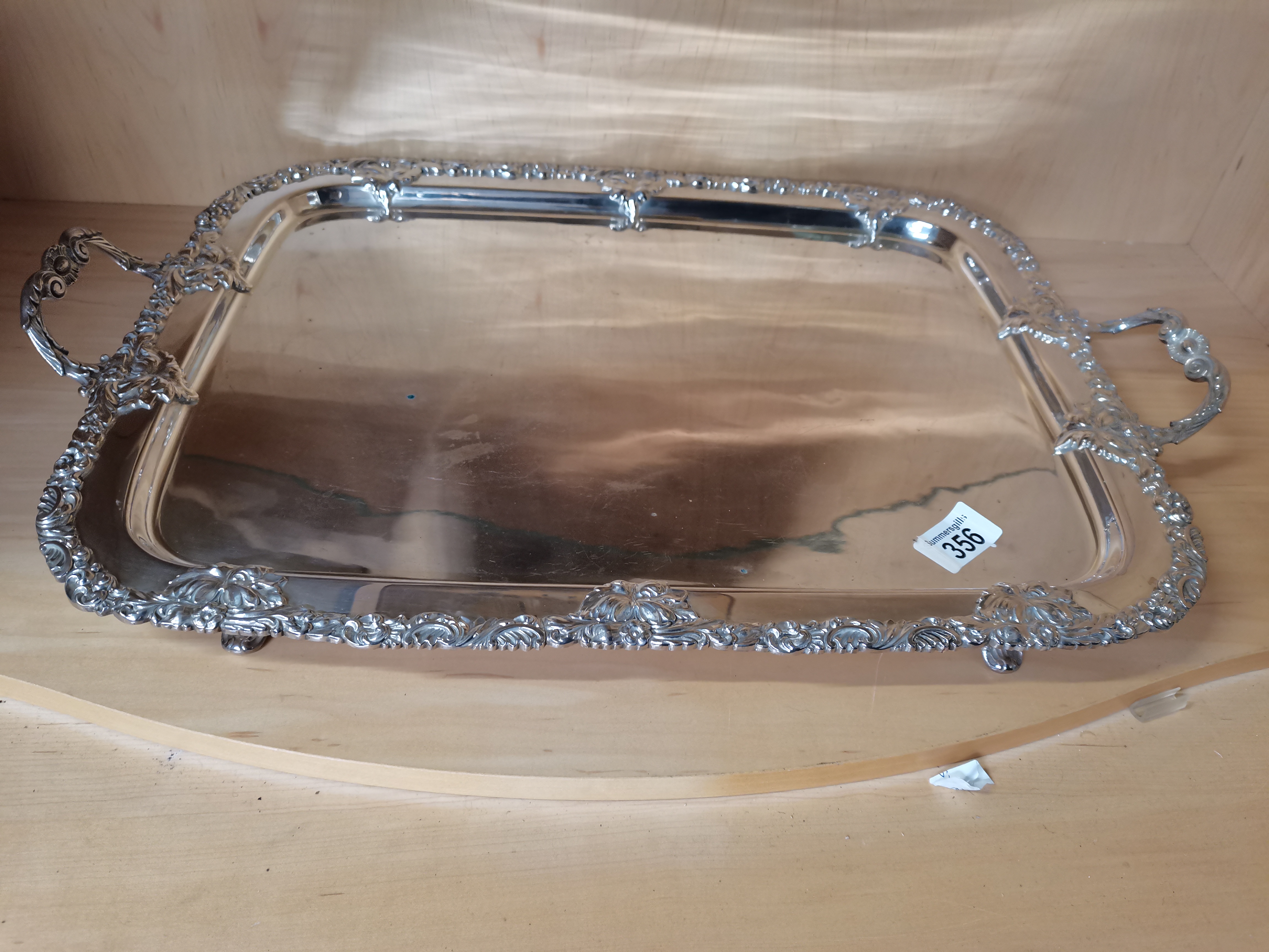 Large Silver plated tray