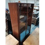 Ercol glass fronted display unit