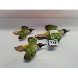 3 Beswick Flying Woodpeckers