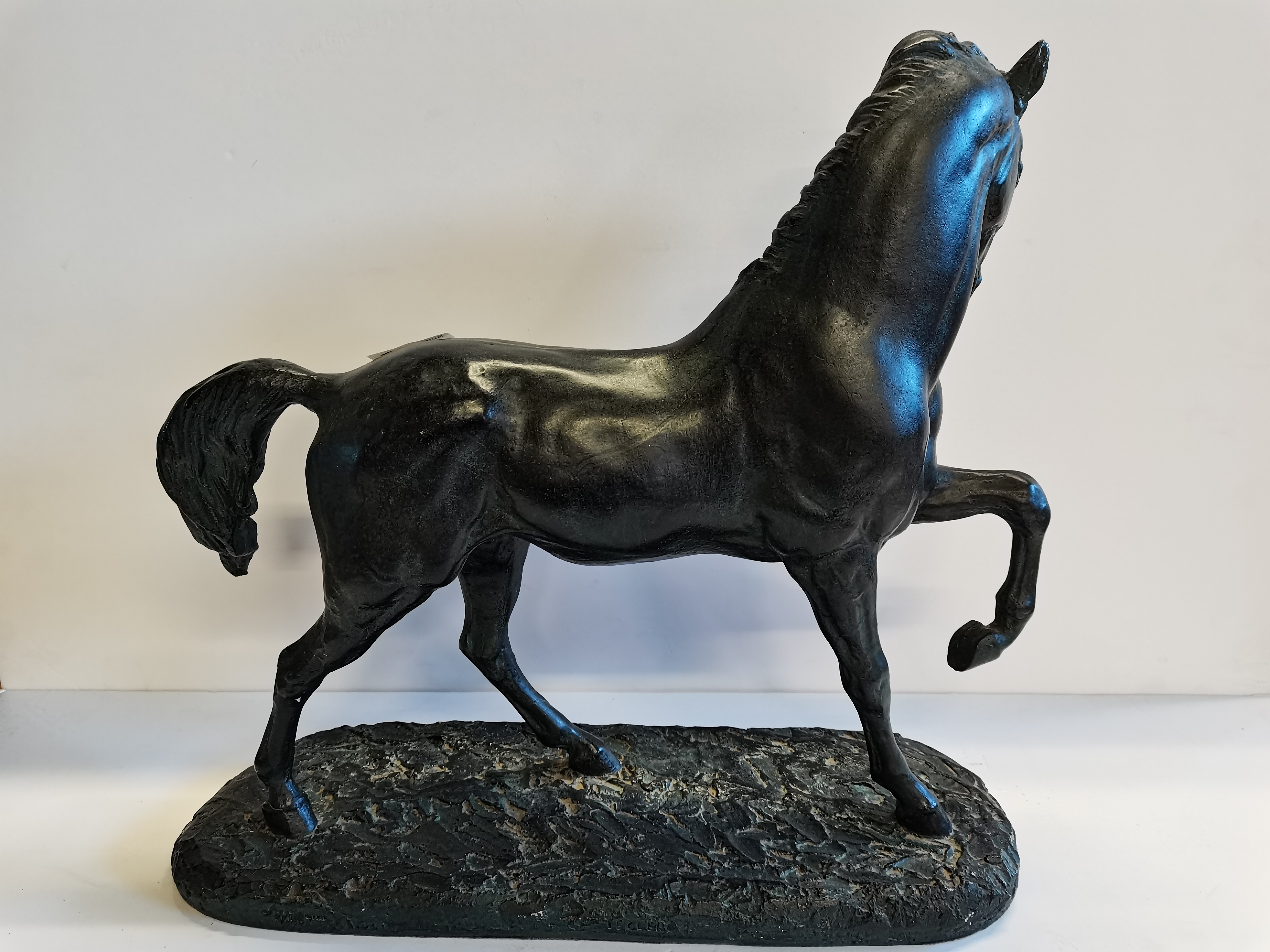 Large Metal Horse Statue - Image 2 of 4