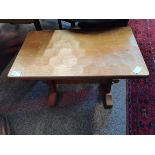 Oak side table ( Mouseman interest )