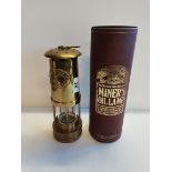 Brass Miners Lamp "E Thomas & Williams LTD Aberdare Wales"