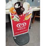 Wall's" Ice cream sign