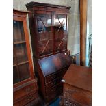 Mahogany bureau bookcase