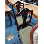 Pair of dining chairs