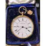 18k gold pocket watch made by Collingwood and son middlesborough