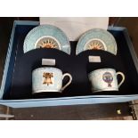 Wedgewood sets in cases x4