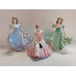 Three Coalport Figures (2 boxes)