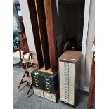 Vintage and modern Filing drawers and CD rack