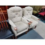 Pair of armchairs