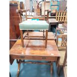 Misc furniture drop leaf tables etc.