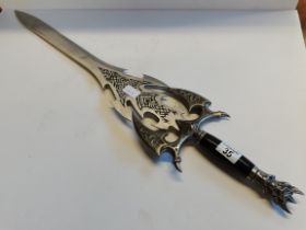 HE MAN Style Silver and Black Sword