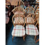 x5 wooden kitchen chairs