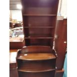 Beavan and Funnell Tall Mahogany bookcase